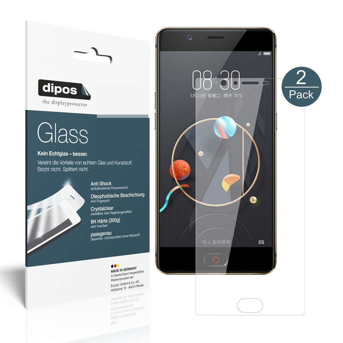 Perfekte Passform und ultimative Qualität: Unser 9H Panzerglas bietet Schutz für ZTE-Nubia M2 Lite