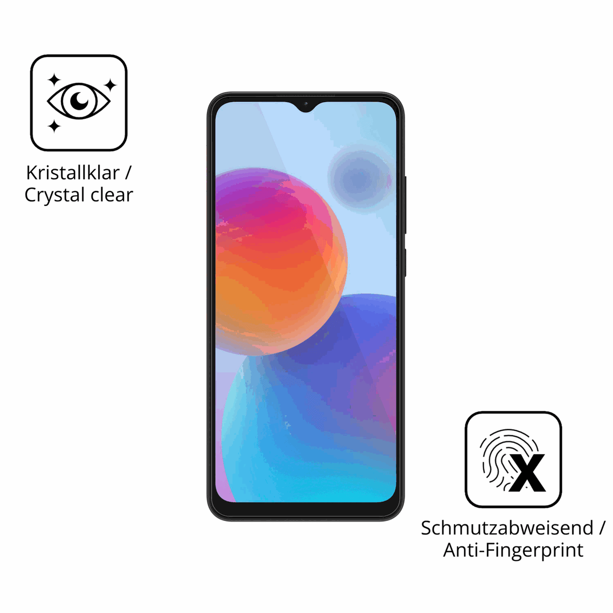 Flexible TPU-Folie passend zugeschnitten für ZTE Optus X Pro 2 5G, vollständige Abdeckung